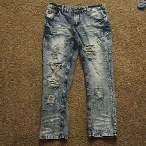 Mens Bke BLACK jeans